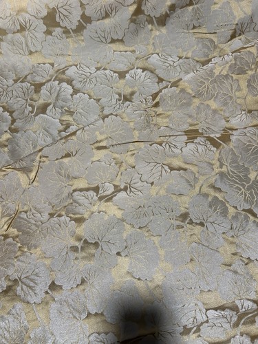 Faux silk gold based - silk,