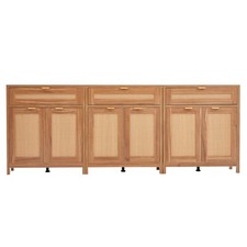 Uimoso Set of 3 Rattan Cabinet