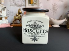 Vintage Cooks Traditional ceramic biscuit or cookie jar excellent condition