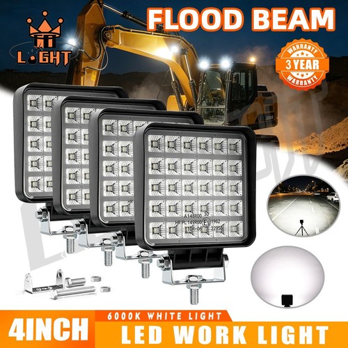 Square led work light - square,