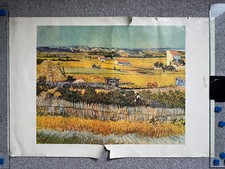 1980s Vincent Van Gogh 'The Harvest' Athena poster/art print