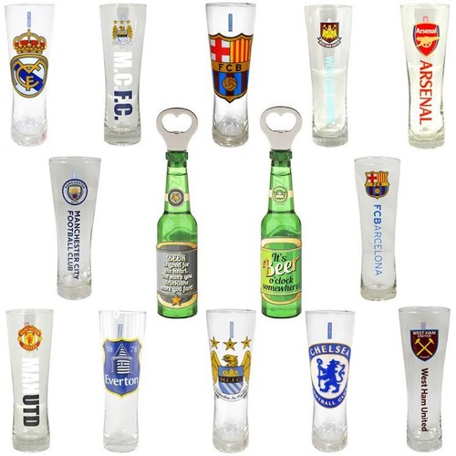 Football tall beer glass team - tall,