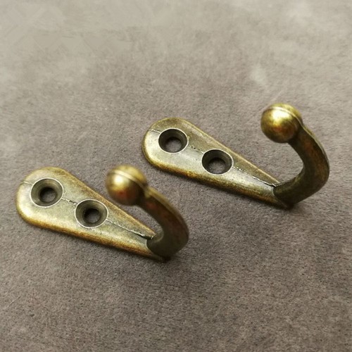 5pcs antique brass hook - hook, wall