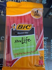 BIC Round Stic Xtra Life Red