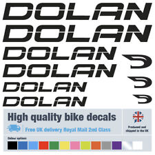 Dolan bike decals labels with