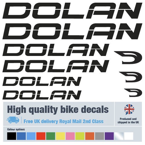 Dolan bike decals labels - , with