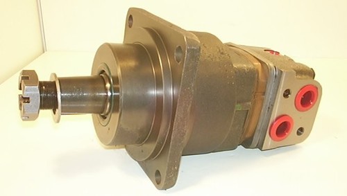 White hydraulic motor - white,