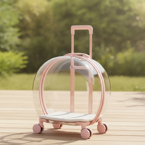 Rolling pet carrier - rolling,