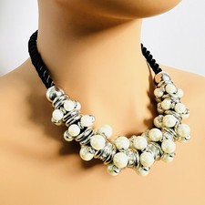 French Glass Pearl Necklace