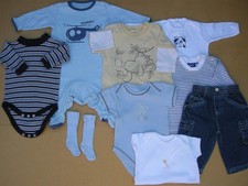 Baby Boy's 0-3M Autumn Clothes Bundle - Mothercare, Adams, TU, Ladybird, George