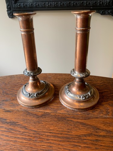 Arts crafts pair copper - crafts, /