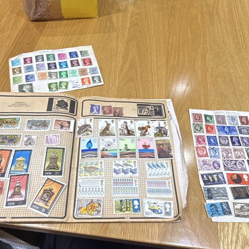 Jupiter stamp album mixed used - album,