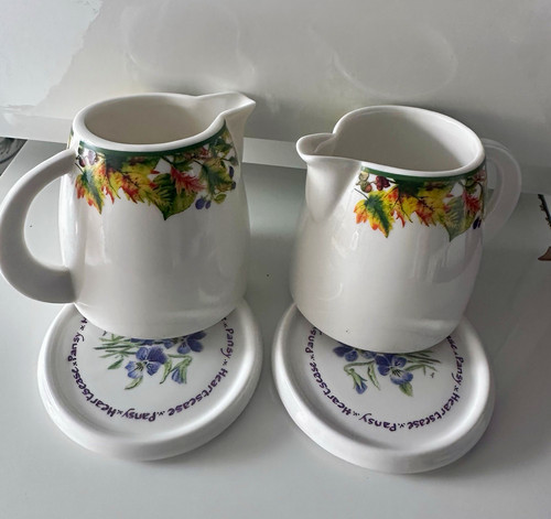 Vintage bone china jugs - vintage,