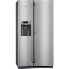 AEG RMB76111NX American-Style Fridge Freezer with Water Dispenser (Ice Faulty)