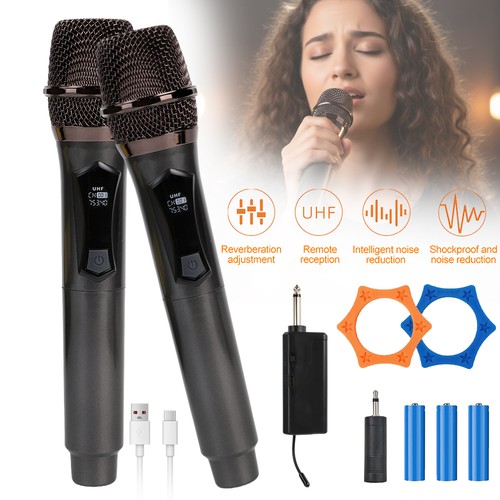 Wireless microphone uhf - 2x,