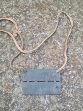 WW2 German POW Tag
