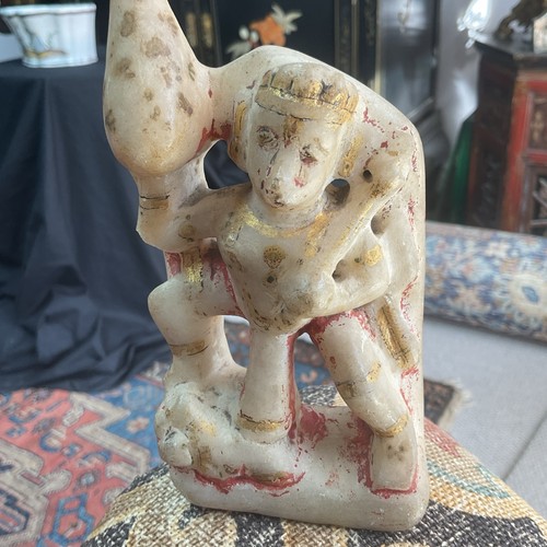 Antique hand painted indian - hand,
