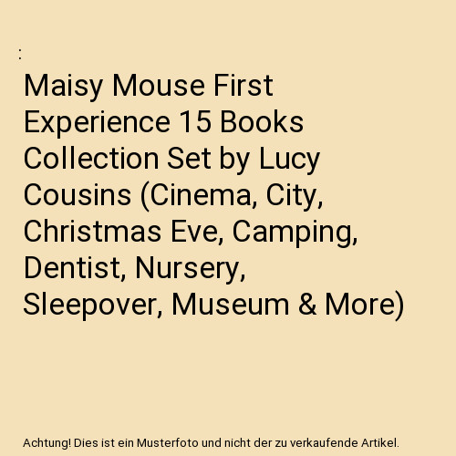 Maisy mouse first - maisy, experience