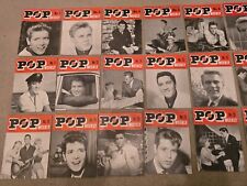 45x Pop Weekly Rare Vintage 1962 UK Music Magazine collection
