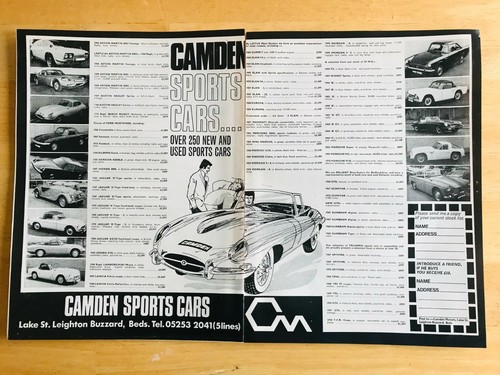 Camden sports cars 1971 - 1971, aston