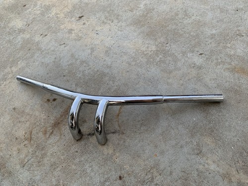 Chrome motorcycle bar - chrome, t-bar