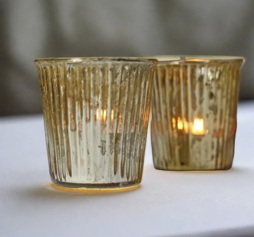 Glass tea light holders pack - glass,