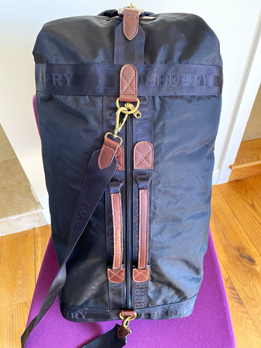 Mulberry black nylon leather - black, &