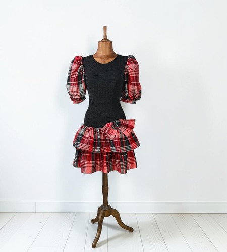 Vintage 80s prom dress party - vintage,