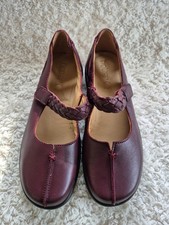Hotter Shake Standard Fit Mary Jane Shoes, Burgundy Leather, Size UK6.5 (EUR40)