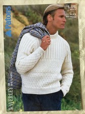 Patons knitting pattern 3164. DK Shetland sweater 36-44"Original