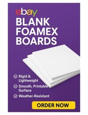 White Foamex Foam Board - 5mm Thick - A2 Sheets (594mm x 420mm)