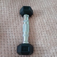 CAP Barbell Coated Dumbbell Weight, Single, 1kg