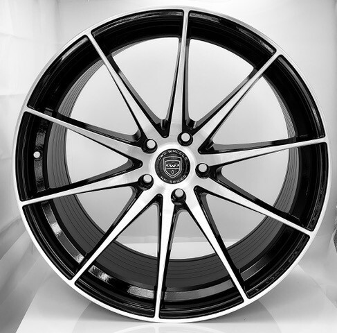 Hp4 inch black rims fits - 19,