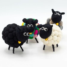 Handmade Felt Sheep Decoration