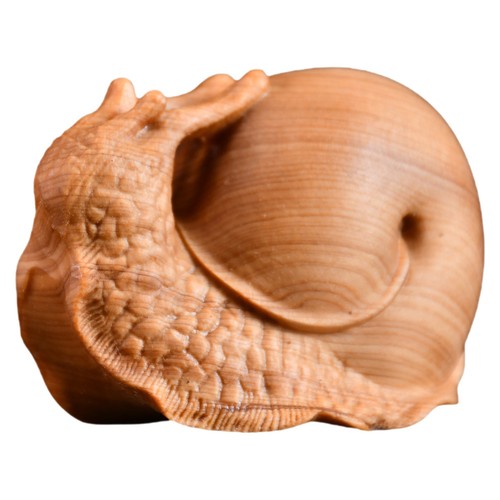 Wooden snail ornament - snail, charming