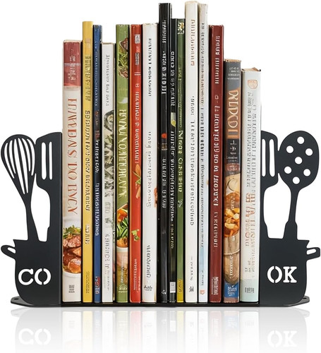 Metal book ends for shelves - ends,