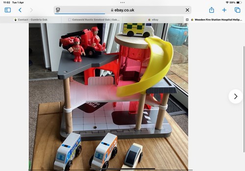 Wooden fire station hospital - fire,