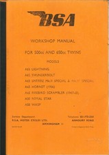 BSA Motorcycle Motorbike A65 &