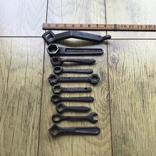 10 Vintage Bedstead Spanner’s, And Lever Spanner’s.