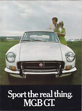 MG SPORT THE REAL THING MGB GT., BROCHURE, PUBLICATION No.2725.