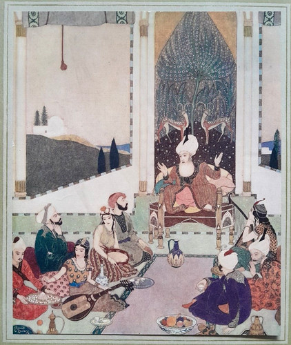 Dulac sinbad sailor - sinbad, court