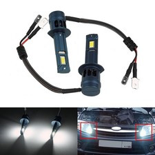 Pair White Canbus H1 6 SMD LED