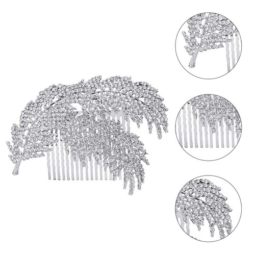 Bridal wedding hair comb leaf - wedding,