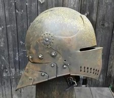 Medieval Knight Sallet Helmet
