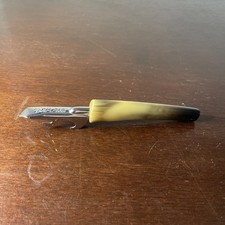 Trav-L-Bar Dark Brown Tortoise Bakelite Handle Can Bottle Opener