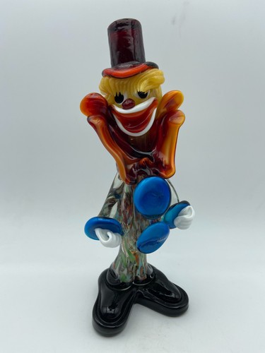 Murano glass clown - murano,