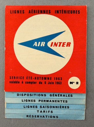 Air inter airline - airline, timetable