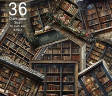 36 PCS Vintage Book Design