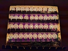 Vintage Pifco Christmas Lights 40 Crystal Chandeliers Lights