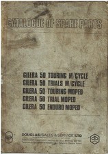 GILERA 50 TOURING TRIALS ENDURO MOTORCYCLE/MOPED ORIG. FACTORY PARTS CATALOGUE